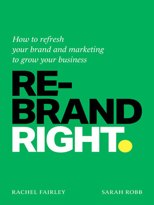 cover image of Rebrand Right